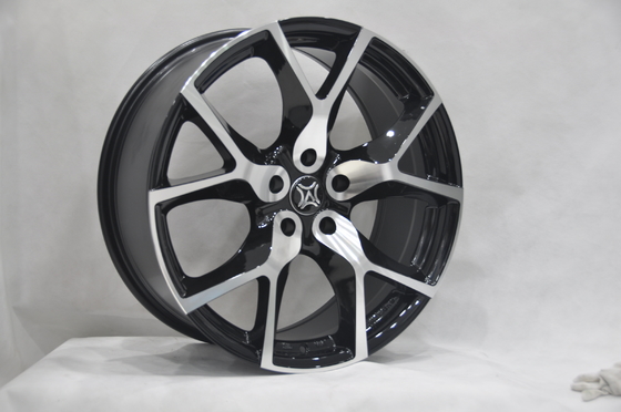 20x8.5 Custom Flow From Wheels Black and Machined Face Light Weight Aftermarket Rims