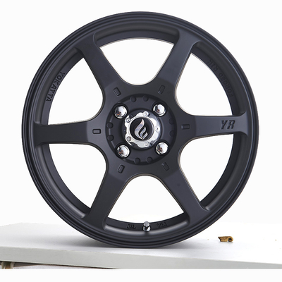 16x7J Flow Form Wheels Matte Black Painted Rims Light Weight for Honda Fit