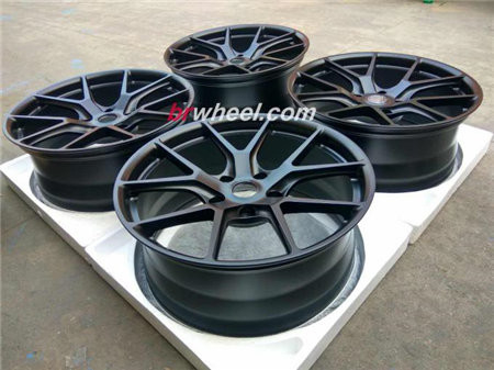 22 Inch Aftermarket Custom Forged Wheels for Lexus 570 Matte Black Painted