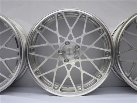 BA12/ABT Style Monoblock Forged wheels for audi A7/bird nest silver wheels/Heat treatment/Aluminum alloy 6061 T6