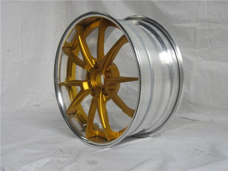 BFL25/3 piece forged wheels for maserati/Anodized Gold wheels/The design for MHT niche