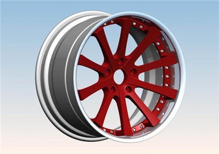 BFL17/3 piece wheels /flat lip/forged wheels/reverse mount rims/20x8 3pcs wheel
