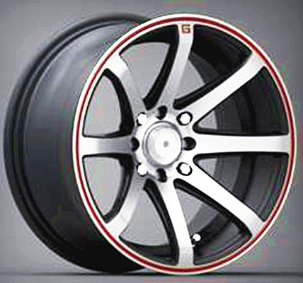 BC47 Black rims 15*8 4*100 114.3 Deep Concave cast wheel ALPINE TOYOTA SUZUKI VW