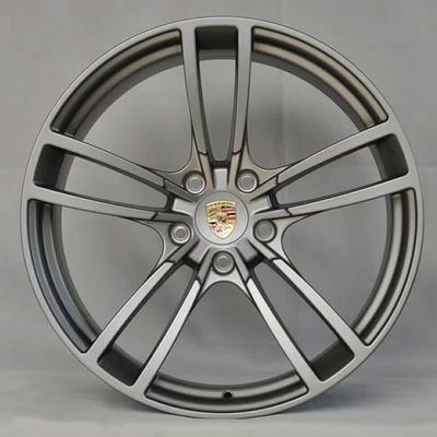 Custom 21-Inch Cayenne Turbo Design Wheel Platinum (Gun Metal) Or Machine Face