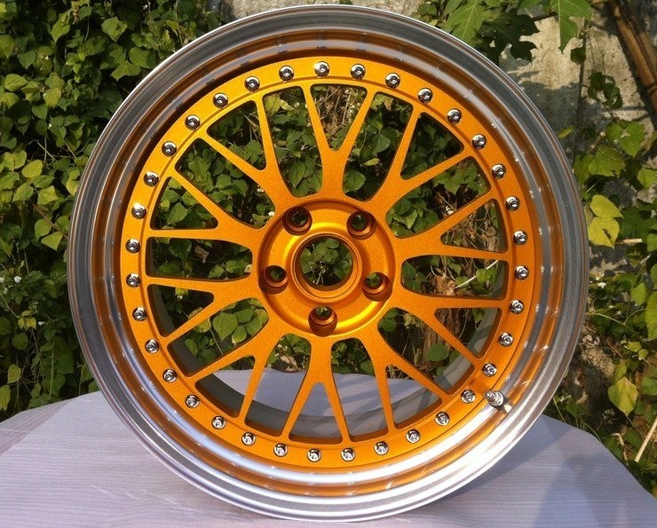 BSL09/3 piece wheels /step wheels/front mount rims/Aluminum 6061