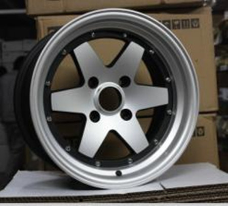 BC17 Mitsubishi Nissan Honda Chevrolet 15*7J 4*114.3 deep dish casting wheels silver Black