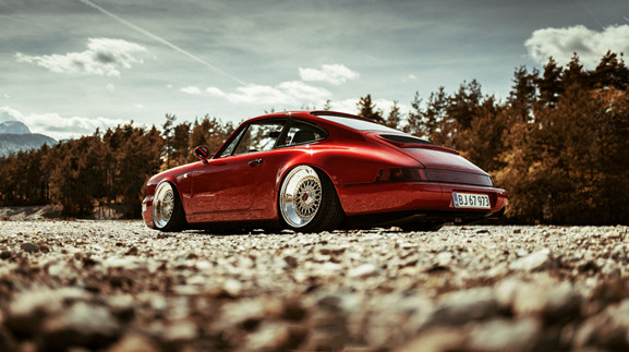 Red Porsche BBS wheels -brwheel slant lip 17 inch