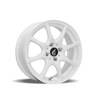 15x6 Flow Form Aluminum Alloy Wheels 4X100 Bolt Pattern with Black Rim and Light Weight Fit for Toyota Hyundai and Ford