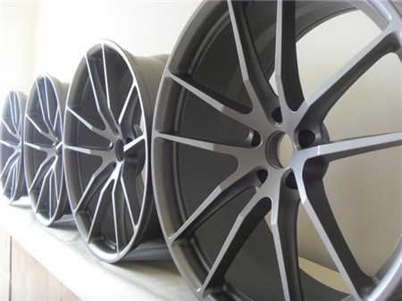 BA37 22 Inch Aftermarket Wheels Custom Monoblock Forged Rims for Land Rover Gun Metal Painted