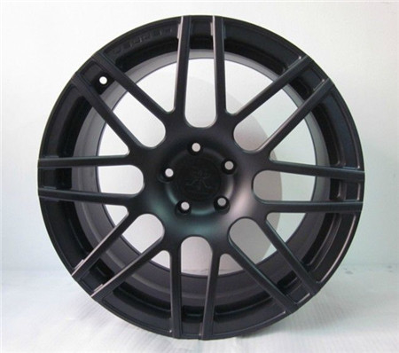 BA16/19 inch Matt Black Monoblock wheels /Renren style forged 8 spoke wheels/Caterham rims/Aluminum alloy 6061 T6
