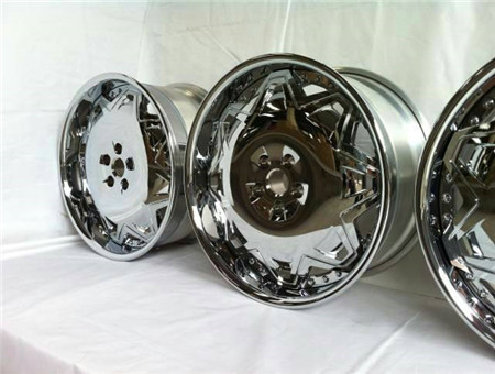 BFL28 3 piece forged wheels for NISSAN 350Z 18 Chrome rims wheels custom chrome wheels