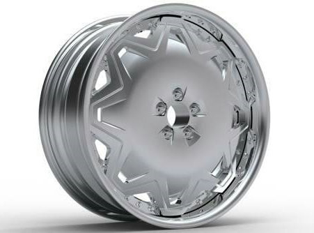 BFL28 3 piece forged wheels for NISSAN 350Z 18 Chrome rims wheels custom chrome wheels