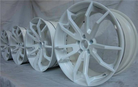 BFL27 3 piece forged wheels for Mercedes Benz C63 W204 white wheels design for forgiato