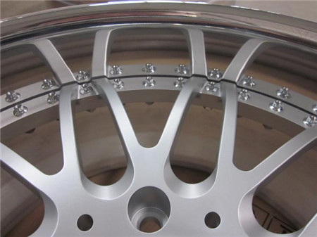 BFL26 3 piece forged wheels for porsche Panamera Anodized silver wheels design for vellano