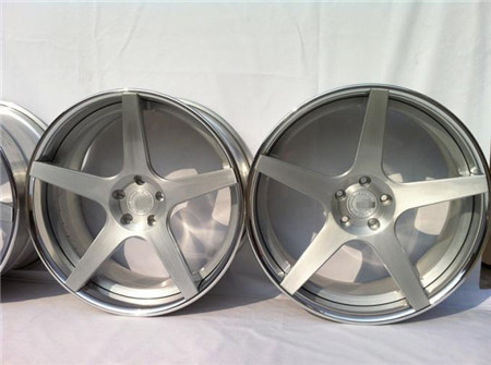 BFL24/3 piece forged wheels for Mercedes Benz/high gloss silver brushed/The design for ADV