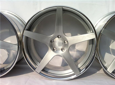 BFL24/3 piece forged wheels for Mercedes Benz/high gloss silver brushed/The design for ADV