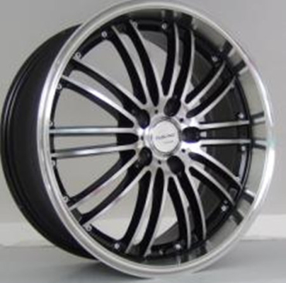 BC20 Lancer Stella Custom Gentra 16*7J 4-5*100 114.3 deep dish casting wheels Black red