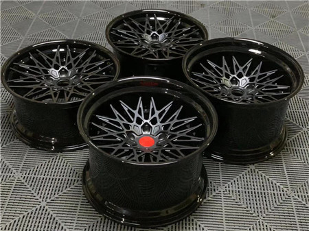 BC72 Cheap Benz Deep Dish Concave Forged 2 Piece Wheels Black barrel alloy