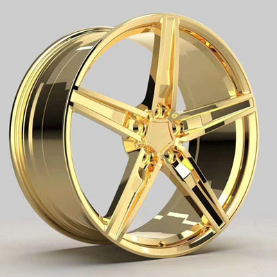 BA50 Golden forged monoblock rims Custom BENZ Wheels 6061-T6 Aluminum