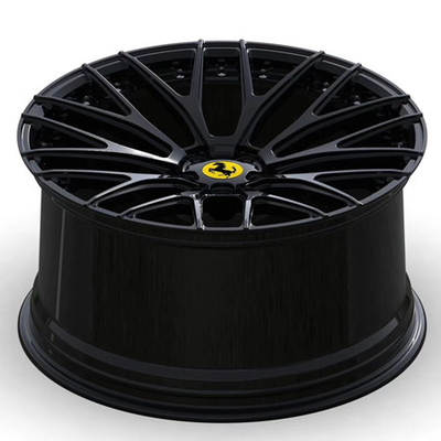 BA56 Black Forged Monoblock Rim Custom Ferrari 458 488 812 599 F8 FF Wheels