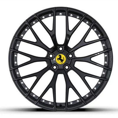 BA56 Black Forged Monoblock Rim Custom Ferrari 458 488 812 599 F8 FF Wheels