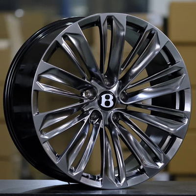 BA62 Gun metal Bentley Bentayga 22 Inch Wheels Custom Forged Monoblock Rim