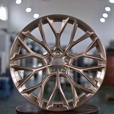 BA63 HRE P200 Design style Forged Monoblock Rim Golden Custom Benz Wheel