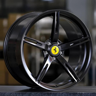 BA72 Black Ferrari Monza Roma Portofino Wheels Custom Forged Monoblock Rim