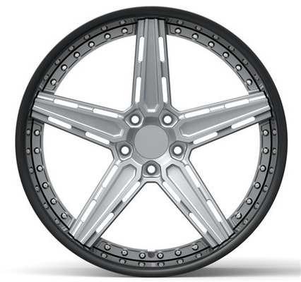 BBF31 Classic hollow out design of 5 spokes Benz 20x10 2 Piece Forged Wheels