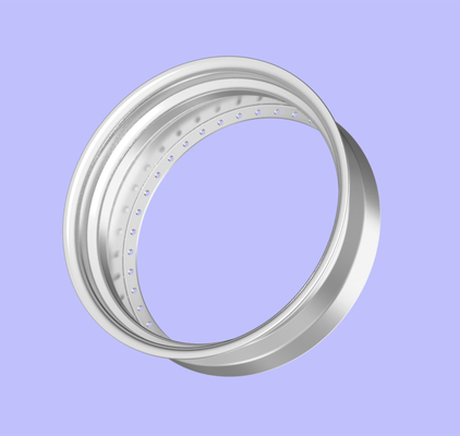 B3R04 3-Piece Inner Rims Soft Lip Reverse Mount Raw Barrel Aluminum alloy 6061
