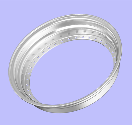 B3R05 3-Piece Outer Rims Standard Lip Step Lip Polish Barrel Aluminum Alloy 6061