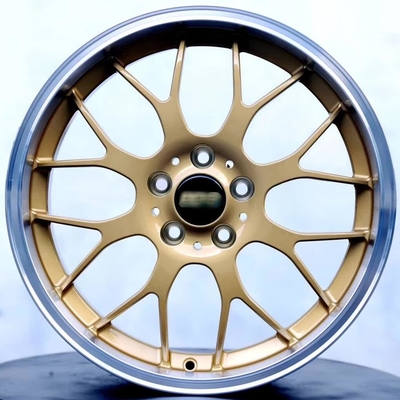 STL10 Like BBS Style Classic Custom Forged Wheels Matte Yellow Alloy 6061