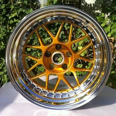 BSL02/3 piece wheels for BMW/step lip/RBR design wheels/concave wheel design/Gold wheels