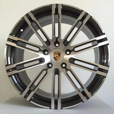 Custom Porsche 911 991 Turbo III Design OEM Wheel Gunmetal Machine Face