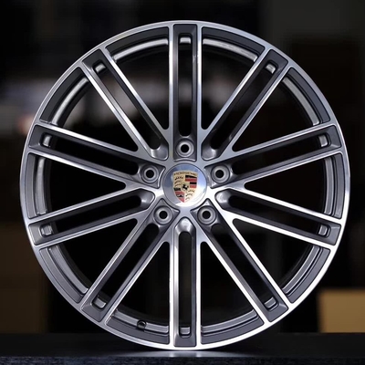 Cheap Custom 21-Inch Porsche 911 Turbo Design OEM Wheel 10 Spokes Titanium dark