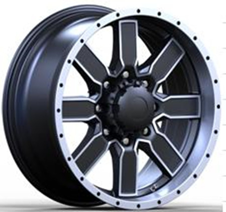 20 Inch Off Road Aluminum Wheels Aftermarket 4x4 Black Truck Rims for Pickup