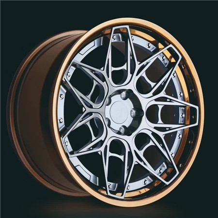 BBF20 Benz BWM AUDI Cheap Step Lip Rims Forged 2 Piece Wheels Bronze barrel