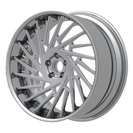 BBF24 BENZ CLASS AMG Cheap Deep Dish Forged 2 Piece Wheels Silver Rims