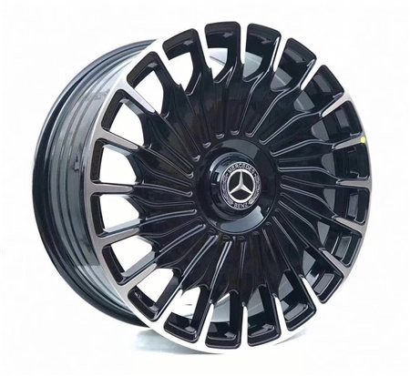 BA59 Black Forged Monoblock Rim Custom Benz CLA GLA GLB GLC GLE GLS AMG Wheel