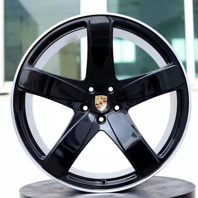 Custom 21 Inch Porsche Macan Sport Classic OEM Wheels Painted In Satin Platinum