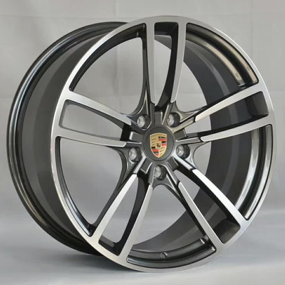 Custom 21-Inch Cayenne Turbo Design Wheel Platinum (Gun Metal) Or Machine Face